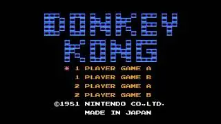 Donkey Kong - (NES) - Full Playthrough