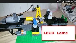 LEGO LATHE  working !!!