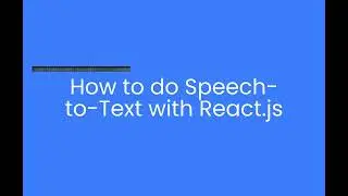 How to: Speech-to-Text with Leopard Using React