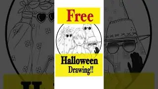 Free_HALLOWEEN_Drawing 👻‼️ #shorts #taylorswift #halloween2023