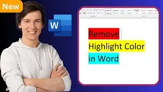 How to Remove Highlight Color in Word | Remove Text Background Color In Microsoft Word