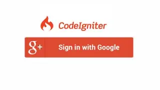Codeigniter 3 Login With Google+