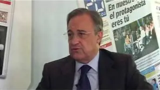 Entrevista a Florentino Pérez tras el fichaje de Cristiano Ronaldo y Kaká