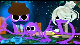 😱The SAD STORY of PURPLE at CHRISTMAS!🎄Rainbow Friends Roblox!