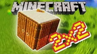 САМЫЙ КОМПАКТНЫЙ ДОМ В МАЙНКРАФТ 2x2 БЛОКА