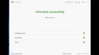 Redmi Note 9 pro max Bootloader unlock