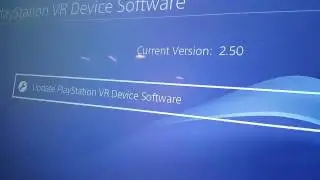HOW TO Update Your PSVR  to 2.50