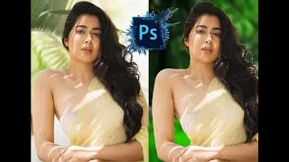 🔥🔥Photoshop Tutorial : How to Change Background Using Channel Quicky Tool Blur Ep 43