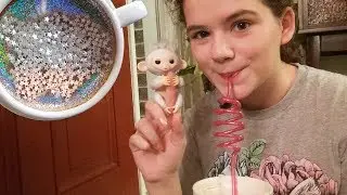 Glittery Hot Chocolate, Thanksgiving 2017, & Glitter Fingerlings!  |  KITTIESMAMA