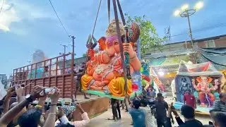Big Ganpati Murti transporting from Dhoolpet | Ganesh idol Aagman 2024 | Different Ganesh Idols 2024