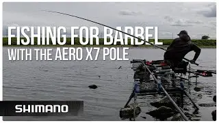 Pole Fishing for barbel with the Shimano Aero X7 Pole | Barbel Fishing on a pole