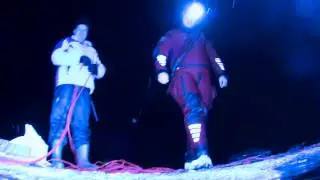 Айс дайвинг на Череменецком. Ice diving in the lake Cheremenetsky.