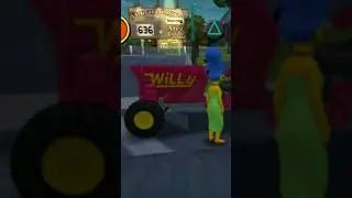 The Simpsons: Hit & Run, PS2 | First Appearances of Groundskeeper Willie's Tractor