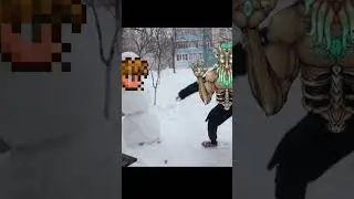 как побить снеговика 