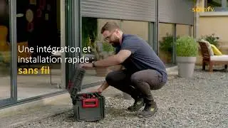 Volet roulant Solaire : Moteur RS100 Solar® io et commande AMY® io
