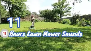 11 hrs LAWN MOWER Sounds White Noise for Sleeping, ASMR| 👉Better Quality Sounds in Wav.Files