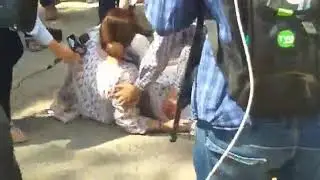#kiran kher fall on road