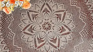 Crochet tablecloth, Amalia, 56-57