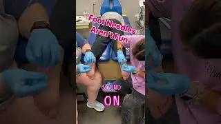 Needle in foot 