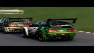 Anjaroo chasing Truffleton with slight rear wing dmg (AMS2)