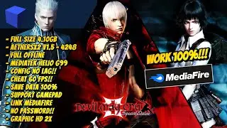 Config & Cheat 60 FPS + 100% Save Data Devil May Cry 3 Special Edition AetherSX2 Emulator