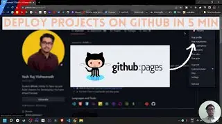 GitHub Tutorial: How to Host a Website on GitHub in 5min | Uploading Projects on GitHub