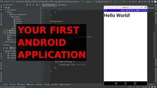 Learn How To Create Android App Using Android Studio| android fundamentals