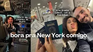 chegou o dia de realizar esse sonho 🇺🇸 indo pra Nova York , bora comigo?! ✈️