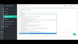 Applicant Tracking - General Setup and Applications