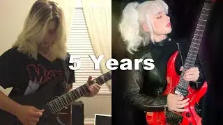 My 5 Year Guitar Progress (self-taught)