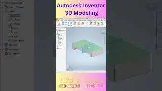 Autodesk Inventor 3D Modeling #autodeskinventortutorial#inventortutorial #3dmodelingtutorial#cadcam