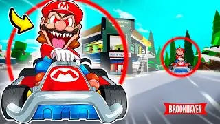 MARIO INVOCOU DESAFIOS DE CORRIDA NO MEU ROBLOX