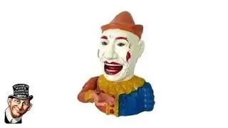Creepy Humpty Dumpty Clown Mechanical Bank