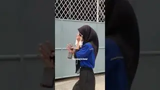 Ukhti sekolah bawa mobil pasukan beat auto minggir nih 