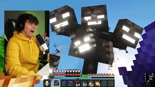 FIGHTING THE WITHER IN MY 2 YEAR MINECRAFT *HARDCORE* WORLD (LIVE)