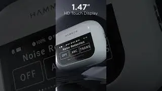 Hammer Screen TWS | Smart touch controls bring everything to your fingertips🖐️#screentws #ancearbuds