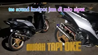 knalpot jrm di mio s,m3,mz apakah enak suaranya?