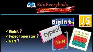 🔴What is Big Int, typeof operator and NaN? in JS | Web development Playlist using HTML, CSS, and JS