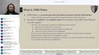A New Role Model for Xen - Daniel Smith, Apertus Solutions, LLC