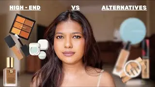 Full Face of High-end Makeup VS Their Closest AFFORDABLE Alternatives | Tamil