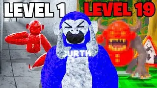 I BEAT EVERY LEVEL In Scary Baboon…