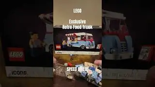 Retro LEGO Food Truck! SPEED BUILD! 