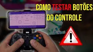 Com o testar controle bluetooth com Gamepad Tester