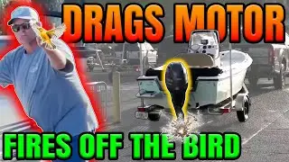 Capt Gives Me The Middle Finger After He Drags Motor - Boat Fails - E9