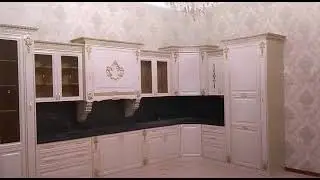 Кухонный гарнитур Венеция 3х390м сборка установка вырезка мойки варочный панели карниз вытяжка