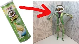 Видео лепка чипсы спринглс Pringles Stop Motion