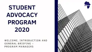 Introduction and Welcome - SAP 2020