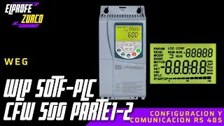 ⚡ WLP SoftPLC WEG CFW500 configuration and communication via RS485 part 1-2