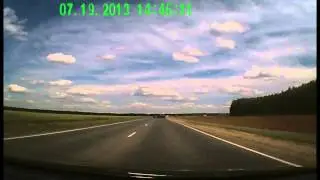 Выезд на встречку  Казань-Арск (19.07.13)