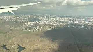 Frankfurt Airport - approach and landing Etihad Airways EY7 B787 18/03/2021